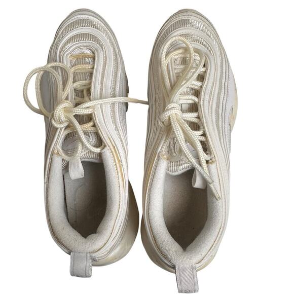 Nike Women's Air Max 97 Triple White Shoes Sneakers Size 9 DH8016-100 Athleisure - Picture 15 of 15